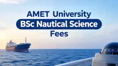 AMET University BSc Nautical Science Fees